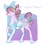 Size: 1000x892 | Tagged: safe, artist:makkah, artist:rossignolet, imported from derpibooru, oc, oc only, pegasus, pony, bow, chest fluff, female, hair bow, magical lesbian spawn, next generation, not princess skyla, offspring, parent:rainbow dash, parent:twilight sparkle, parents:twidash, solo, unshorn fetlocks