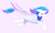 Size: 1280x762 | Tagged: safe, artist:cupofvanillatea, imported from derpibooru, oc, oc only, pegasus, pony, female, mare, pink background, simple background, solo