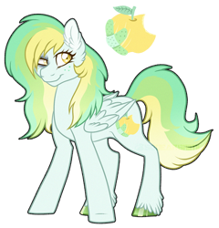 Size: 1000x1041 | Tagged: safe, artist:squeakshimi, imported from derpibooru, oc, oc only, oc:apple tumble, pegasus, pony, female, magical lesbian spawn, mare, offspring, parent:apple fritter, parent:rainbow dash, simple background, solo, transparent background