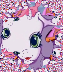 Size: 210x240 | Tagged: safe, imported from derpibooru, sweetie belle (g3), fractal, g3, not salmon, op is on drugs, wat