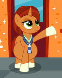 Size: 2400x3000 | Tagged: safe, artist:mintydrop2013, imported from derpibooru, stellar flare, pony, female, milf, pregnant, sire's hollow, solo