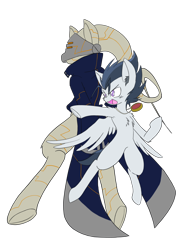 Size: 3024x4032 | Tagged: safe, artist:larrykitty, artist:php156, imported from derpibooru, rumble, oc, oc:blind loyalty, alternate element, alternate timeline, alternate universe, colts of harmony, element of loyalty, elements of harmony, simple background, transparent background