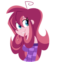 Size: 480x520 | Tagged: safe, artist:wubcakeva, imported from derpibooru, oc, oc only, oc:contralto, equestria girls, clothes, equestria girls-ified, female, lineless, simple background, smiling, solo, transparent background