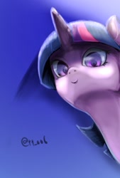 Size: 1377x2039 | Tagged: safe, artist:oberon826, imported from derpibooru, twilight sparkle, alicorn, pony, female, looking at you, mare, solo, twilight sparkle (alicorn)