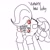 Size: 1440x1440 | Tagged: safe, artist:tjpones, imported from derpibooru, oc, oc only, oc:brownie bun, earth pony, pony, horse wife, bend over, bent over, black and white, clothes, dialogue, female, grayscale, mare, monochrome, over 9000, pantaloods, pantaloons, pants, simple background, solo, white background