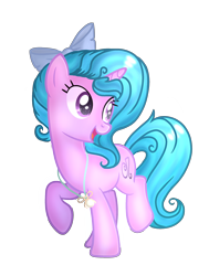 Size: 1840x2432 | Tagged: safe, artist:spectrumnightyt, imported from derpibooru, oc, oc only, oc:nellie starlight, pony, unicorn, bow, female, hair bow, mare, simple background, solo, transparent background