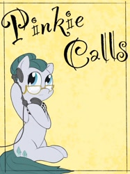 Size: 2048x2732 | Tagged: safe, artist:coloringrainclouds, imported from derpibooru, cloudy quartz, pony, fanfic art, high res, implied pinkie pie, phone, solo, telephone