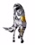 Size: 2593x3361 | Tagged: safe, artist:akweer, imported from derpibooru, zecora, pony, zebra, female, mare, simple background, solo, white background