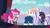 Size: 1366x767 | Tagged: safe, imported from derpibooru, screencap, coloratura, pinkie pie, svengallop, earth pony, pony, the mane attraction, annoyed, bedroom eyes, butt, clipboard, clothes, countess coloratura, female, male, mare, out of context, plot, stallion