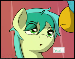 Size: 2350x1850 | Tagged: safe, artist:flash_draw, imported from derpibooru, gallus, sandbar, earth pony, griffon, pony, comic:boring days, comic, gallbar, gay, griffon on pony action, interspecies, male, nervous, offscreen character, shipping, sitting