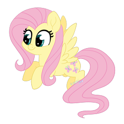 Size: 1280x1280 | Tagged: safe, artist:karzii, imported from derpibooru, fluttershy, pegasus, pony, female, looking at something, mare, simple background, solo, spread wings, transparent background, wings