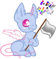 Size: 547x573 | Tagged: safe, artist:kittiebases, imported from derpibooru, oc, oc only, pony, base, chest fluff, ear fluff, flag, pride, pride month, simple background, solo, transparent background