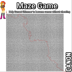 Size: 1773x1773 | Tagged: safe, edit, editor:starry mind, imported from derpibooru, sunset shimmer, equestria girls, arrow, canon, challenge accepted, congratulations, game, impossible, labyrinth, maze, maze game, mission accomplished, needs more jpeg, op has too much time on their hands, op is on drugs, simple background, text, this will end in tears, victory, what am i doing with my life..., white background, why, you monster