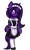 Size: 1062x1748 | Tagged: safe, artist:xcinnamon-twistx, imported from derpibooru, oc, oc only, oc:nova aurora, pony, unicorn, bipedal, clothes, dress, heart eyes, maid, one eye closed, simple background, smiling, solo, transparent background, wingding eyes, wink
