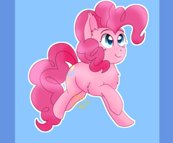 Size: 2963x2448 | Tagged: safe, artist:8bitgalaxy, imported from derpibooru, pinkie pie, earth pony, pony, female, mare, simple background, solo