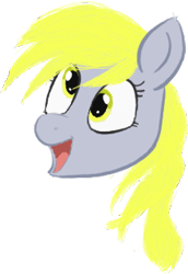 Size: 220x319 | Tagged: safe, artist:seikenryu, imported from derpibooru, derpy hooves, head, simple background, smiling, transparent background