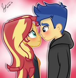 Size: 4389x4539 | Tagged: safe, artist:paulysentry, deleted from derpibooru, imported from derpibooru, flash sentry, sunset shimmer, equestria girls, equestria girls series, absurd resolution, female, flashimmer, male, shipping, straight