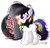 Size: 1024x981 | Tagged: safe, artist:sleppchocolatemlp, imported from derpibooru, oc, oc only, oc:detail rainbow, earth pony, pony, choker, female, mare, rainbow hair, simple background, solo, spiked choker, transparent background