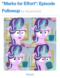 Size: 640x825 | Tagged: safe, imported from derpibooru, starlight glimmer, equestria daily, marks for effort, episode followup, i mean i see, loss (meme)