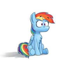 Size: 1920x2053 | Tagged: safe, artist:gourdanimations, imported from derpibooru, rainbow dash, pegasus, pony, female, mare, no mouth, simple background, sitting, solo, transparent background, underhoof