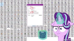 Size: 1675x922 | Tagged: safe, edit, edited screencap, imported from derpibooru, screencap, starlight glimmer, marks for effort, i mean i see, meme, microsoft, microsoft windows, windows, windows 10