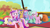 Size: 1280x720 | Tagged: safe, imported from derpibooru, screencap, coconut palm, cranberry pit, cream puff, ginger tea, grape stem, opulence, power chord, princess cadance, princess flurry heart, stratus wind, sun cloche, pony, once upon a zeppelin, background pony, clothes, daycare, female, las pegasus resident, male, mare, mother and daughter, shirt, stallion, unnamed character, unnamed pony