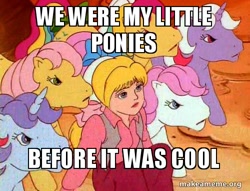 Size: 500x381 | Tagged: safe, edit, edited screencap, imported from derpibooru, screencap, megan williams, posey, powder, skydancer, sparkler (g1), sundance, escape from catrina, angry, g1, image macro, meme, wordplay