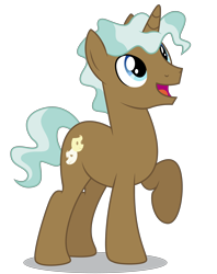 Size: 3951x4998 | Tagged: safe, artist:dragonchaser123, imported from derpibooru, clever musings, pony, unicorn, marks for effort, absurd resolution, background pony, friendship student, looking up, male, open mouth, raised hoof, simple background, solo, stallion, transparent background, vector