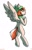 Size: 699x1080 | Tagged: safe, artist:serodart, imported from derpibooru, oc, oc only, pegasus, pony, clothes, ear fluff, flying, hat, scarf, solo