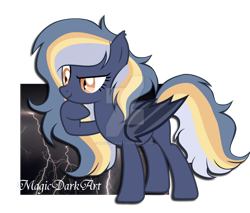 Size: 1024x871 | Tagged: safe, artist:magicdarkart, imported from derpibooru, oc, oc only, bat pony, pony, base used, female, mare, obtrusive watermark, simple background, solo, transparent background, watermark