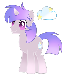 Size: 1696x1960 | Tagged: safe, artist:rainbows-skies, artist:thesmall-artist, imported from derpibooru, oc, oc only, oc:heaven sprinkle, pony, unicorn, male, parents:twirax, simple background, solo, stallion, transparent background