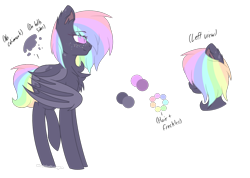 Size: 1404x1000 | Tagged: safe, artist:electricaldragon, imported from derpibooru, oc, oc only, oc:amelia, bat pony, pony, female, mare, reference sheet, simple background, solo, transparent background