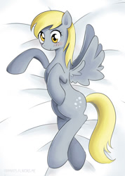 Size: 600x844 | Tagged: safe, artist:piripaints, imported from derpibooru, derpy hooves, pegasus, pony, 2016, body pillow, body pillow design, cutie mark, female, solo, spread wings, wings