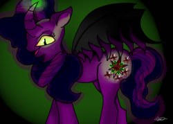 Size: 700x500 | Tagged: safe, artist:fotisgiann, imported from derpibooru, twilight sparkle, alicorn, pony, corrupted, dark side, twilight sparkle (alicorn)