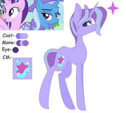 Size: 568x512 | Tagged: safe, artist:firefox238, imported from derpibooru, starlight glimmer, trixie, pony, female, lesbian, magical lesbian spawn, offspring, parent:starlight glimmer, parent:trixie, parents:startrix, shipping, startrix