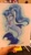 Size: 1152x2048 | Tagged: safe, artist:jadedjynx, imported from derpibooru, sonata dusk, pony, cute, female, gem, one eye closed, ponytail, seaponified, siren gem, solo, species swap, traditional art