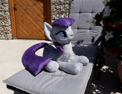 Size: 1000x771 | Tagged: safe, artist:hipsterowlet, imported from derpibooru, maud pie, pony, irl, photo, plushie, prone, solo