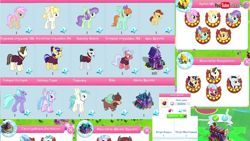 Size: 1920x1080 | Tagged: safe, imported from derpibooru, chancellor neighsay, seaspray, silverstream, terramar, yona, pony, school daze, cyrillic, gameloft, gem, russian