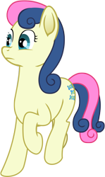 Size: 568x950 | Tagged: safe, artist:malte279, imported from derpibooru, bon bon, sweetie drops, earth pony, pony, female, free to use, mare, simple background, surprised, three quarter view, transparent background, vector