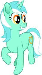 Size: 535x941 | Tagged: safe, artist:malte279, imported from derpibooru, lyra heartstrings, pony, unicorn, female, free to use, happy, mare, simple background, smiling, solo, three quarter view, transparent background, vector
