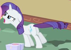 Size: 542x383 | Tagged: safe, imported from derpibooru, screencap, rarity, pony, party of one, butt, cropped, plot