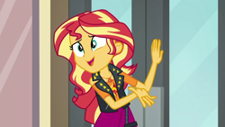 Size: 1280x720 | Tagged: safe, imported from derpibooru, screencap, sunset shimmer, equestria girls, equestria girls series, so much more to me, female, geode of empathy, solo