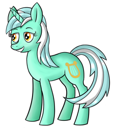 Size: 1350x1480 | Tagged: safe, artist:mw, imported from derpibooru, lyra heartstrings, pony, unicorn, female, simple background, solo, transparent background