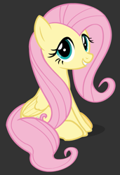 Size: 473x692 | Tagged: safe, imported from derpibooru, fluttershy, pegasus, pony, cute, female, looking at you, mare, shyabetes, smiling, solo