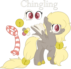 Size: 7026x6817 | Tagged: safe, artist:babyroxasman, imported from derpibooru, oc, oc only, oc:chingling, pony, absurd resolution, bell, clothes, reference sheet, scarf, simple background, solo, transparent background, vector