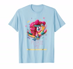 Size: 2140x2000 | Tagged: safe, imported from derpibooru, pinkie pie, 80s, clothes, official, shirt, t-shirt