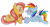 Size: 3371x1854 | Tagged: safe, artist:pilssken, imported from derpibooru, fluttershy, rainbow dash, pegasus, pony, blushing, eye contact, female, flutterdash, folded wings, lesbian, looking at each other, mare, missing cutie mark, profile, prone, shipping, simple background, smiling, traditional art, transparent background