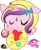 Size: 401x490 | Tagged: safe, imported from derpibooru, princess cadance, alicorn, ladybug, pony, baby, baby blanket, baby cadance, baby pony, bow, crown, female, hair bow, happy baby, heart, jewelry, newborn, regalia, safety pin, simple background, sleeping, small wings, smiling, solo, spread wings, swaddled, transparent background, wings, wrapped snugly