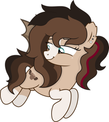 Size: 1600x1788 | Tagged: safe, artist:cirillaq, imported from derpibooru, oc, oc only, oc:ryolit, bat pony, pony, female, mare, simple background, solo, transparent background