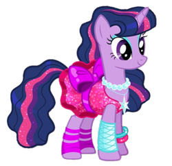 Size: 739x714 | Tagged: safe, imported from derpibooru, twilight sparkle, pony, 80s, female, gameloft, makeup, pop princess twilight, retro, simple background, solo, transparent background, vector